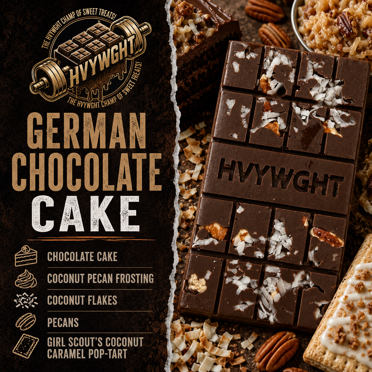 German Chocolate Bar